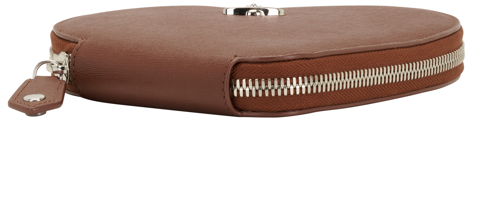 New Heart Crossbody, &pound;95, Handbags, Brown, Leather, Top view